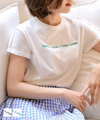 セール★990円→550円 Tシャツ レディース ロゴTシャツ ロゴプリント カットソー ラウンドネック ミニロゴ 英字 コンパクト ロールアップ 半袖 メール便可 24ss coca コカ