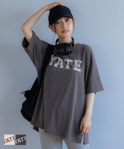 Tシャツ レディース ロゴTシャツ ヴィンテージ風ロゴ 英字 半袖 ビッグシルエット シンプル 薄手 メール便可 24ss coca コカ